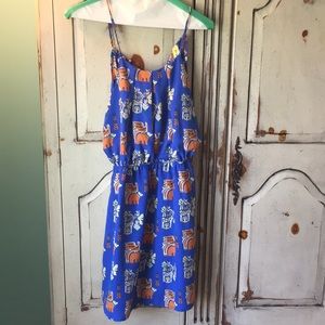 Small, blue sundress